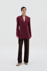 Way Blazer | Maroon