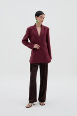 Way Blazer | Maroon