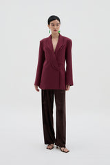 Way Blazer | Maroon