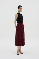 Xi An Skirt | Maroon