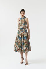 Xin Jacquard Set Floral Multi