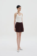 Yuan Skirt | Maroon