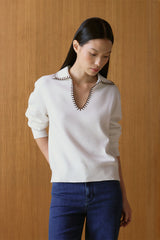 Zhang Sweater | White
