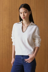 Zhang Sweater | White