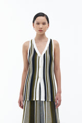 Zimma Top | Olive Multi