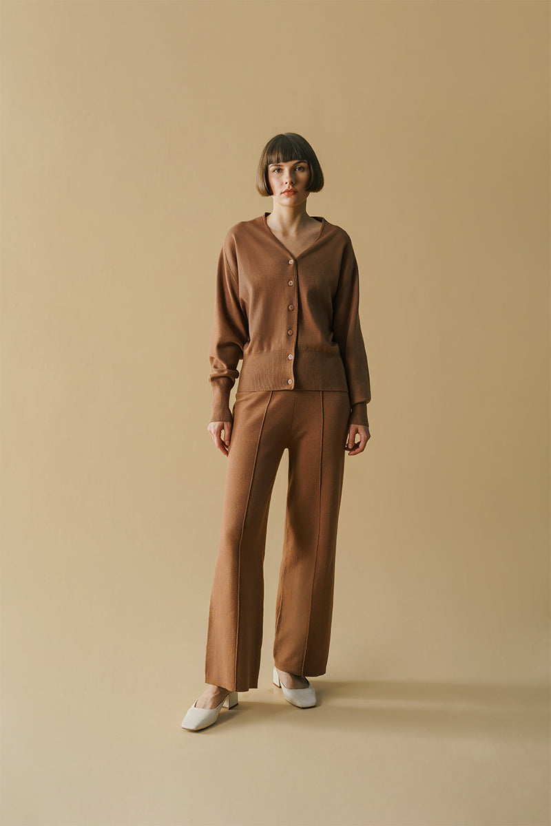 Ansel Cardigan Camel – Duma Official - Main Image