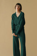 Ansel Cardigan Green
