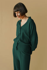 Ansel Cardigan Green