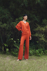 Ansel Cardigan Orange