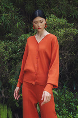 Ansel Cardigan Orange