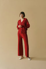 Ansel Cardigan Red