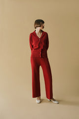 Ansel Cardigan Red