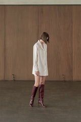 Callan Shirt Dress Bone