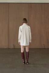 Callan Shirt Dress Bone