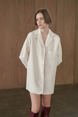 Callan Shirt Dress Bone