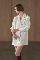 Callan Shirt Dress Bone