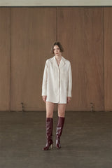 Callan Shirt Dress Bone