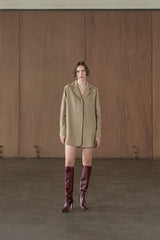 Callan Shirt Dress Brown