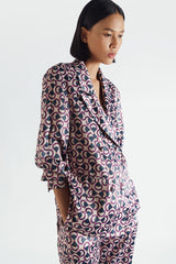 Chai Blazer Shirt Navy
