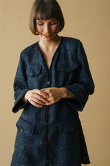 Coco Tweed Dress Black Multi