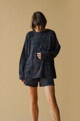 Elfie Sparkly Shorts Navy