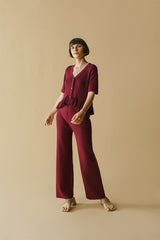 Darcie Top Maroon