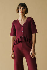 Darcie Top Maroon