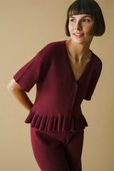 Darcie Top Maroon
