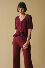 Darcie Top Maroon