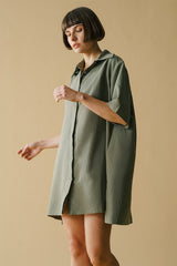 Ginza Mini Dress Green
