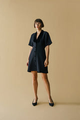 Lily Velvet Dress Black