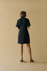 Lily Velvet Dress Black