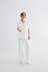 Maya Blazer White
