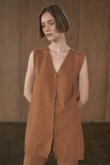Milla Vest Camel