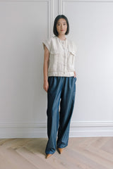 Odin Vest Tweed Cream