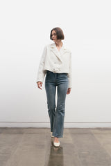 Ross Tweed Blazer White