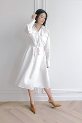 Shayla Dress White