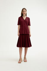 Marilou Top Maroon