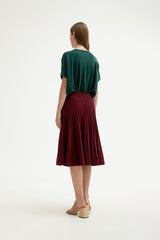 Gale Skirt Maroon