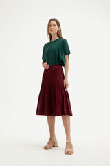 Gale Skirt Maroon