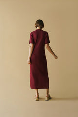 Zuru Dress Maroon