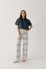 Piaca Pants Blue Multi