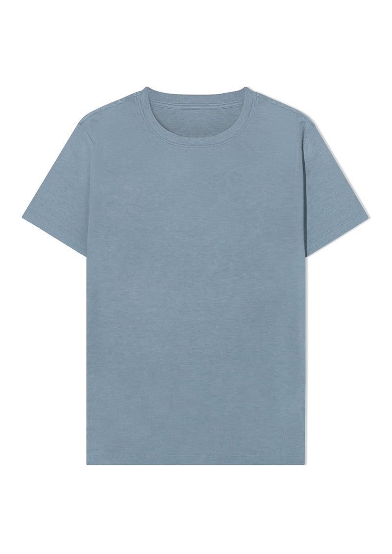 MICOLE | Slim Fit Crew Neck in Blue