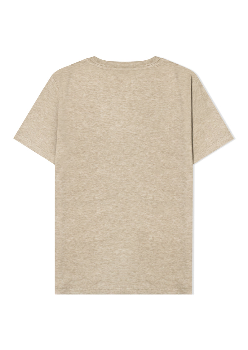 MICOLE | Slim Fit Crew Neck in Beige