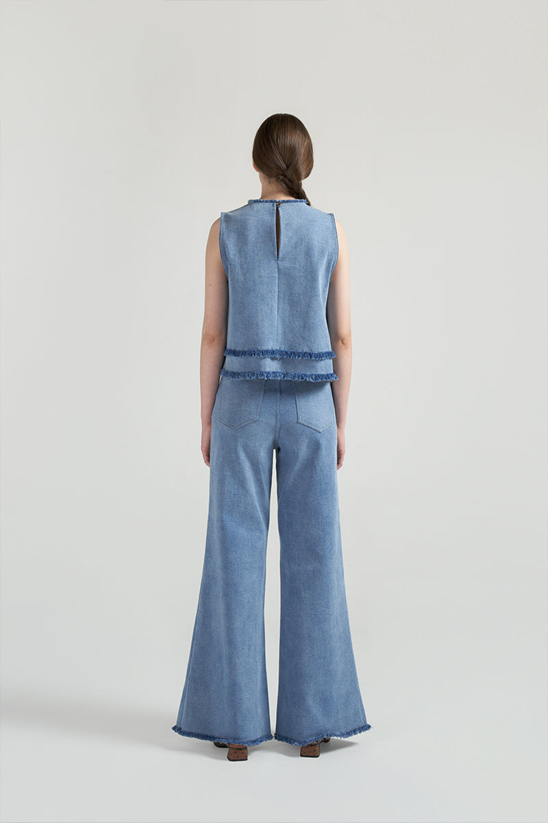 Rugosa Top | Denim Blue