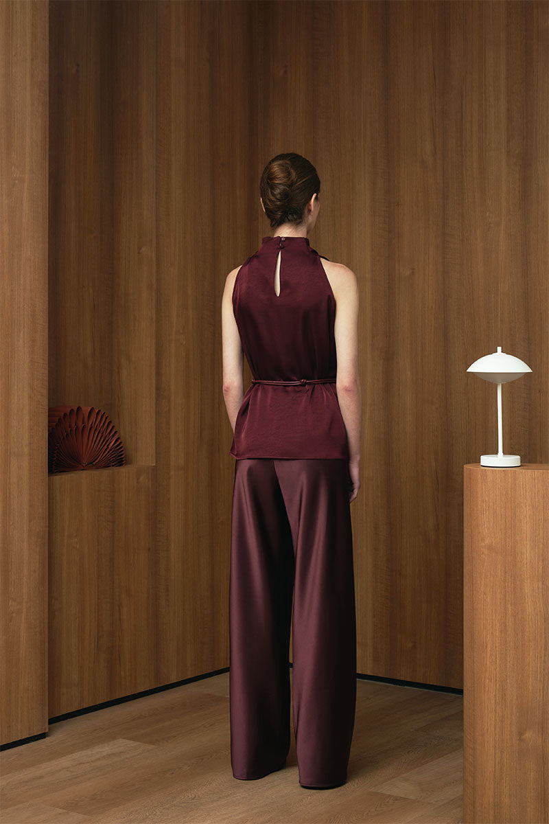 Atalia Top | Maroon
