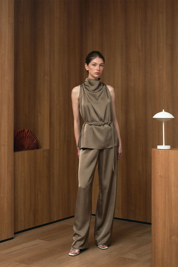 Atalia Top | Taupe