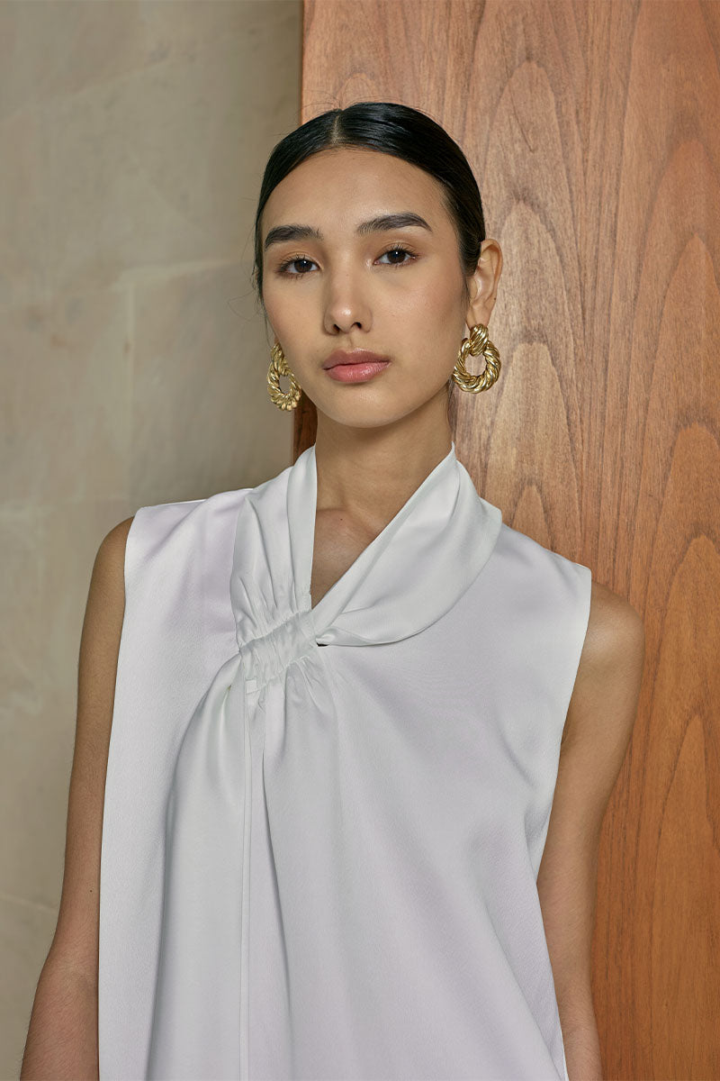 MMEHUILLET FOR DUMA - Amara Top | White