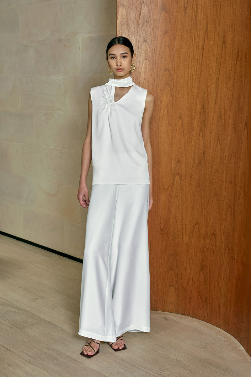 MMEHUILLET FOR DUMA - Amara Top | White