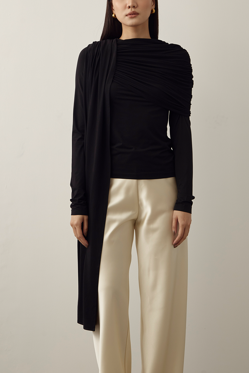 MMEHUILLET FOR DUMA - Anae Top | Black